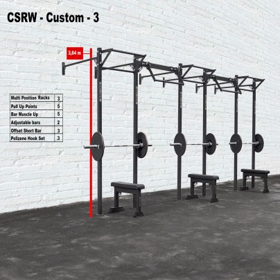 CROSS STATION + RACK WALLMOUNTED - CUSTOM 3