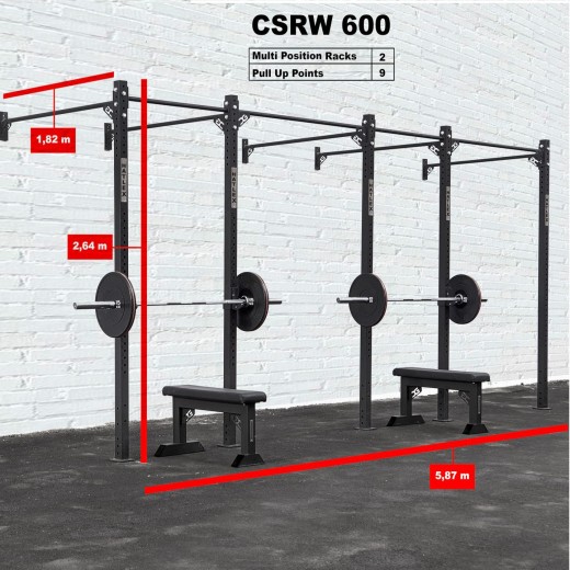 CROSS STATION + RACK 600 WALLMOUNTED