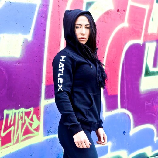 Hatlex Black Woman Hoodie