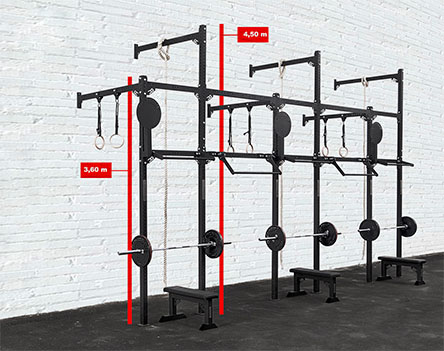 Cross Station + Rack Wallmounted