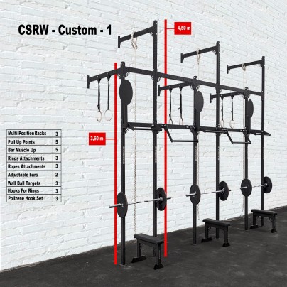 CROSS STATION + RACK WALLMOUNTED - CUSTOM 1