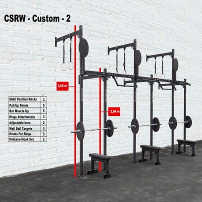 CROSS STATION + RACK WALLMOUNTED - CUSTOM 2