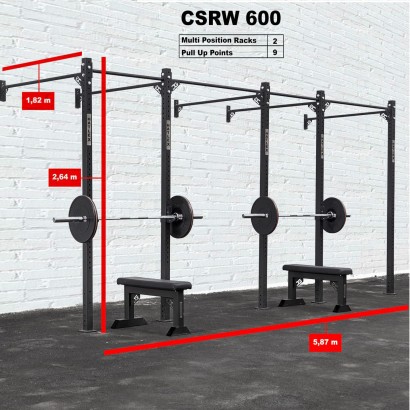 CROSS STATION + RACK 600 WALLMOUNTED