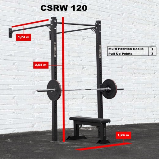 CROSS STATION + RACK 120 WALLMOUNTED