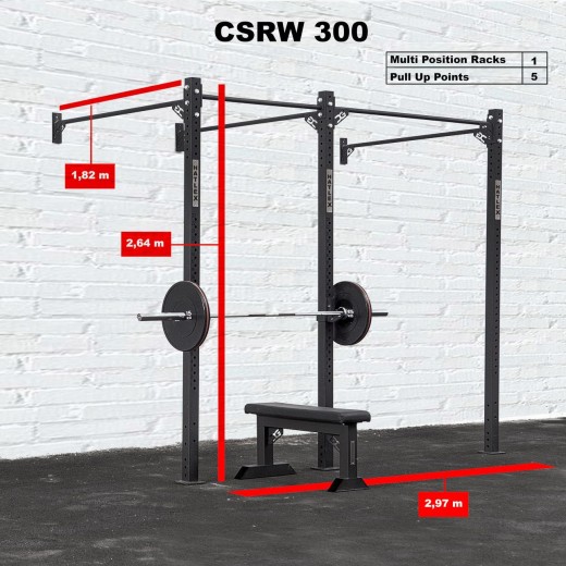 CROSS STATION + RACK 300 WALLMOUNTED